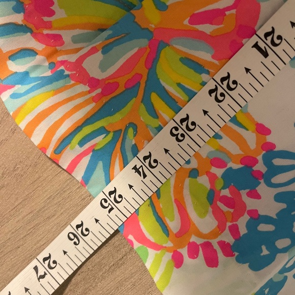 Lilly Pulitzer | Multi Lovers Coral Ardleigh Mini Dress Size 4 Easter Vacation - Picture 9 of 9